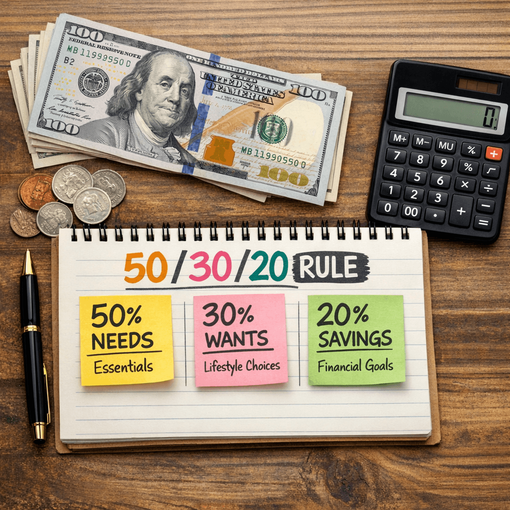 The 50/30/20 Budget Rule Explained (And How to Actually Use It)